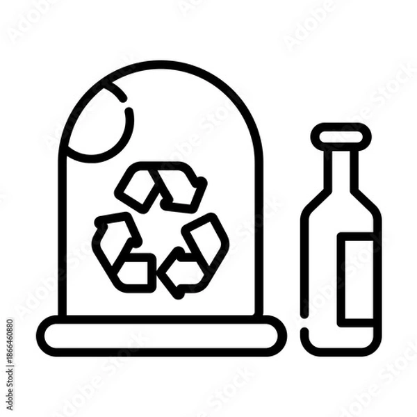 Obraz glass container