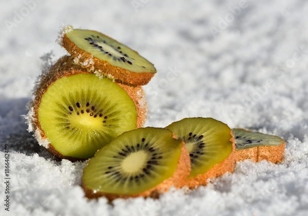 Obraz Kiwi en rondelles