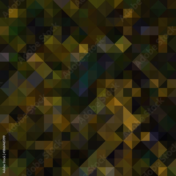 Obraz Colorful polygonal abstract background. Low poly effect. Polygon backdrop.