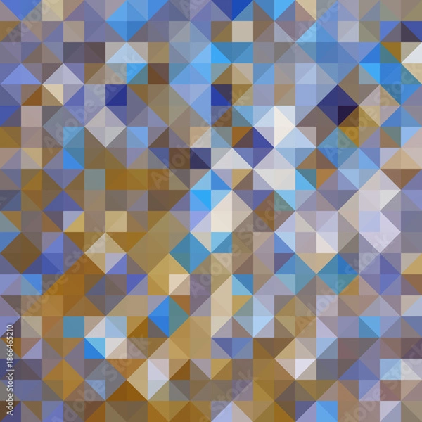 Obraz Colorful polygonal abstract background. Low poly effect. Polygon backdrop.