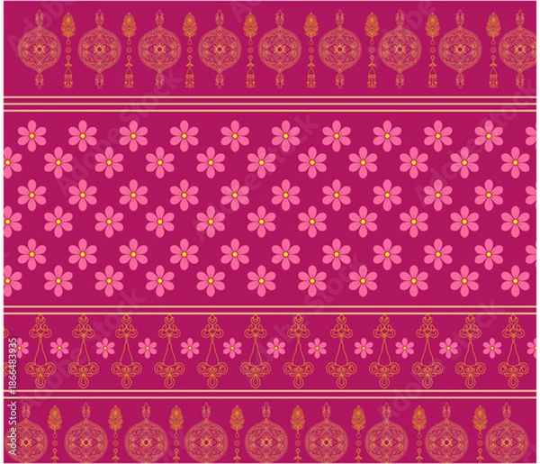 Obraz set of seamless patterns