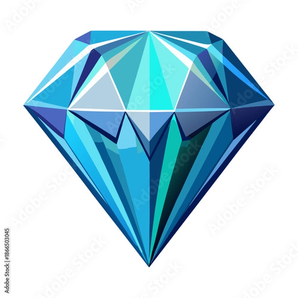 Obraz Diamond Icon Vector Illustration