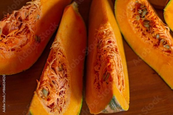 Obraz abóbora em fatias