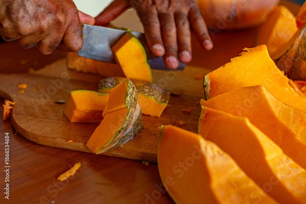 Obraz abóbora em pedaços