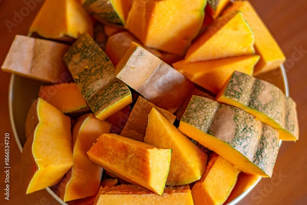 Obraz abóbora em pedaço