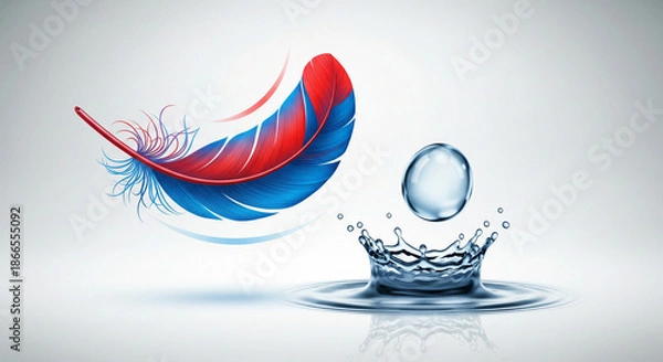 Obraz easter egg with ribbon