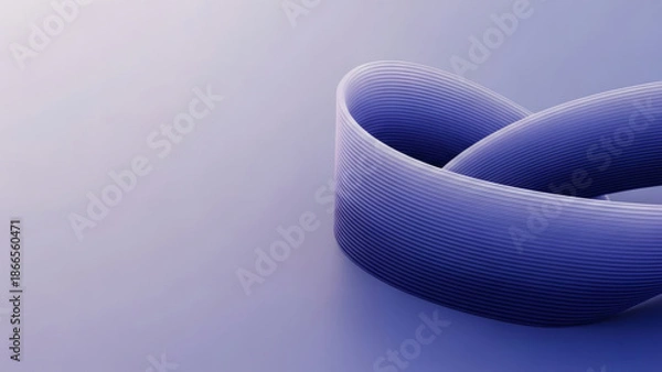 Obraz Abstract lines background, 3d rendering illustration graphic resource