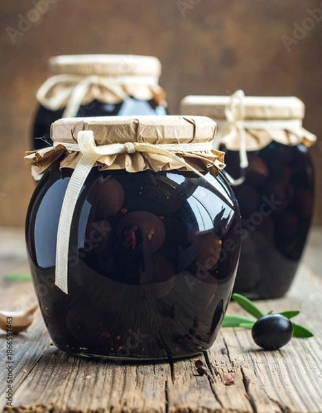 Obraz Schwarze Oliven