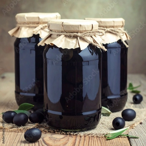 Obraz Schwarze Oliven