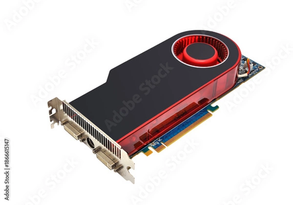 Obraz Red graphics card