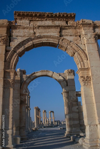 Obraz Roman Columns in Palmyra