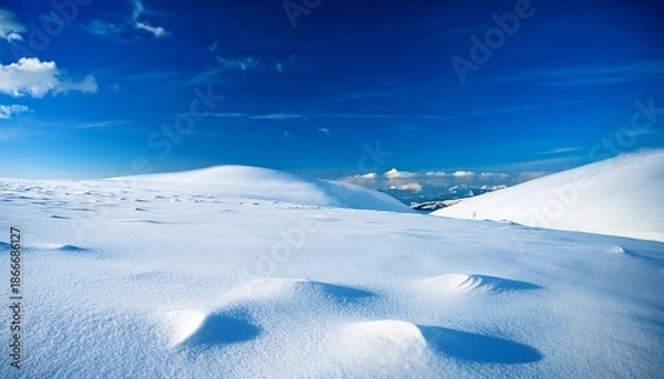 Obraz Blue Sky And Snow