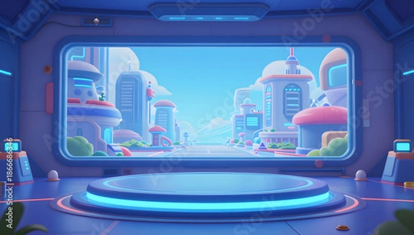 Obraz Virtual Reality Environment