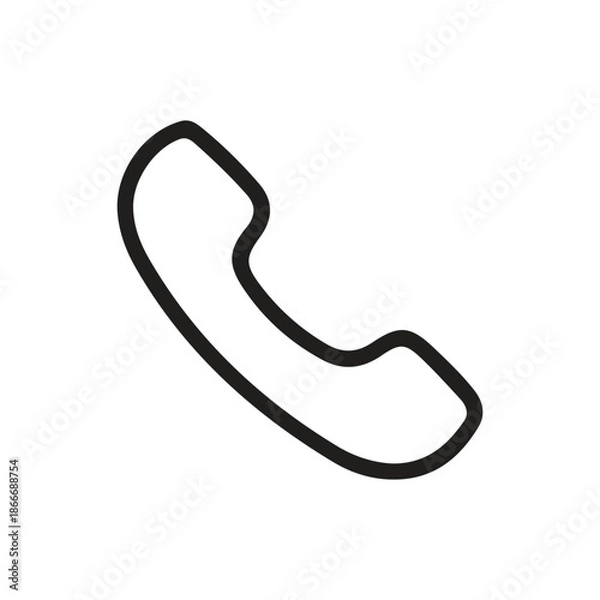 Obraz Telephone icon vector. Telephone logo vector icon.