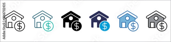 Obraz Deposit Single Icon Multistyle Illustration