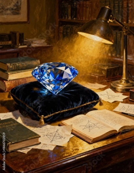 Fototapeta Blue Diamond