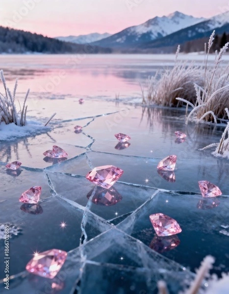 Fototapeta Pink Diamond