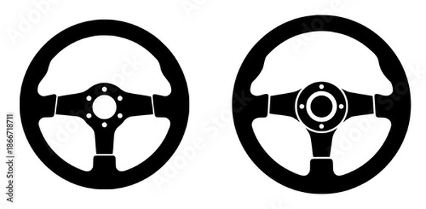 Obraz Racing Steering Wheels Set