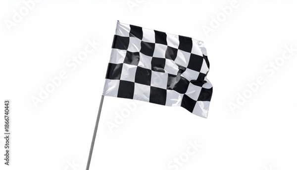 Fototapeta Checkered Finish Flag.