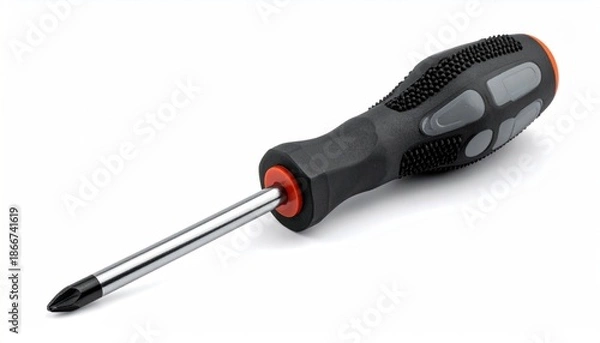 Fototapeta Screwdriver on white.