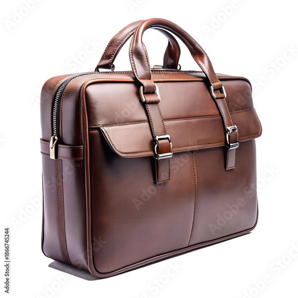 Obraz brown leather bag