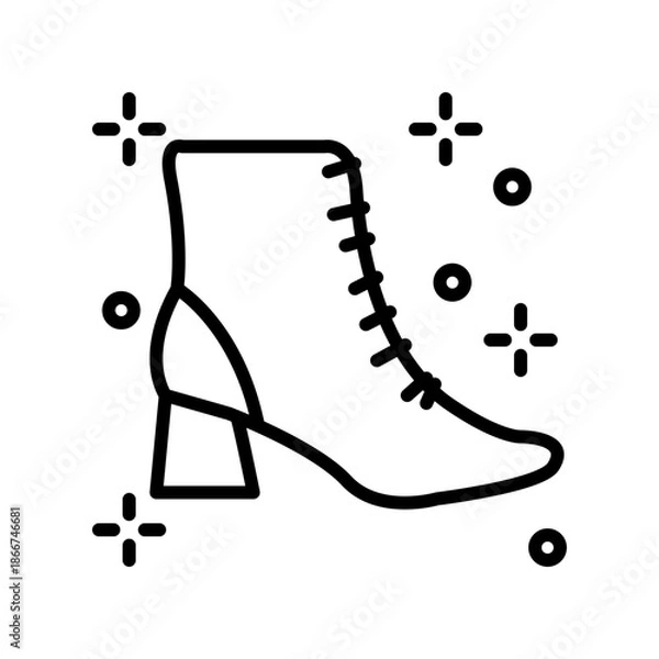 Obraz Boot icon design template