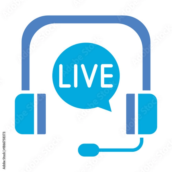 Obraz Live Chat Icon