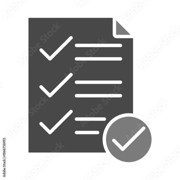 Obraz Checklist Icon