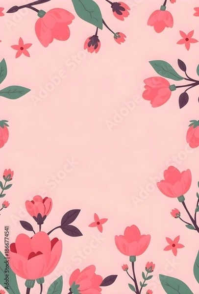 Obraz graphicalflowers