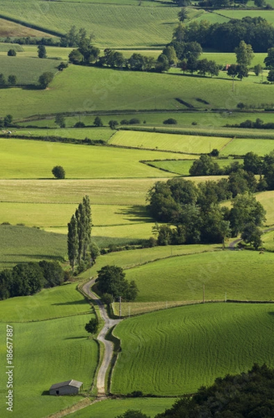 Obraz Route du col d'Osquich