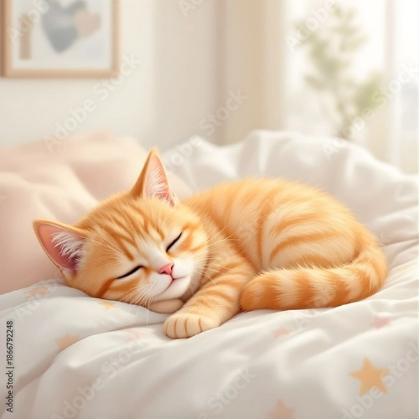 Fototapeta Animals in various postures.