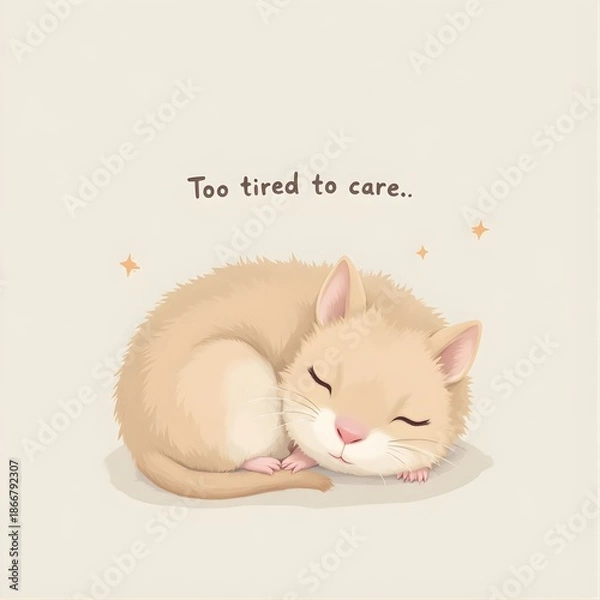 Fototapeta Animals in various postures.