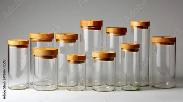 Obraz Glass jars set
