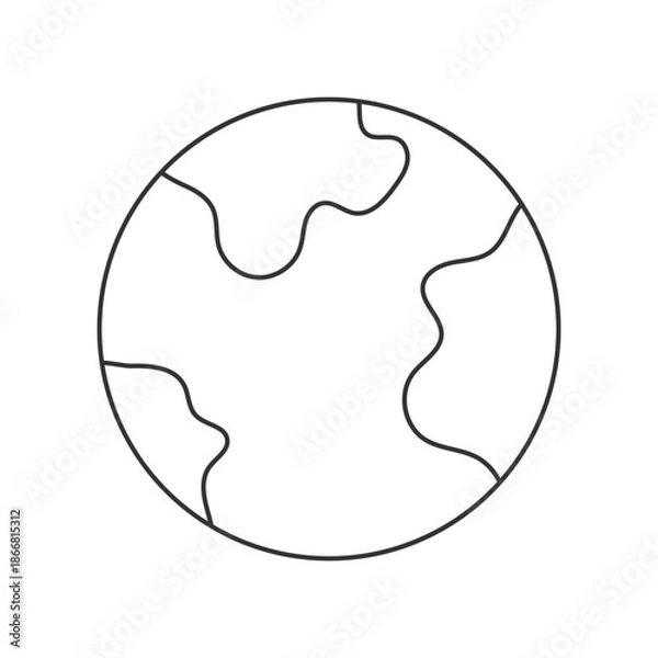 Obraz globe icon vector illustration
