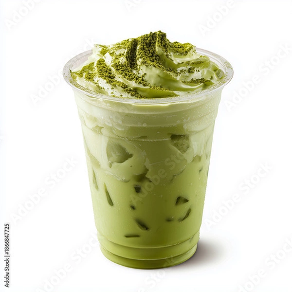 Obraz iced matcha latte