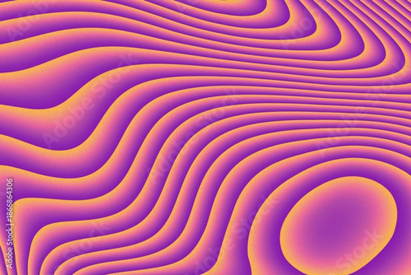 Fototapeta Maximalism Gradient Waves