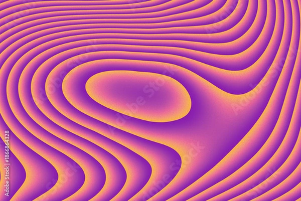 Fototapeta Maximalism Gradient Waves