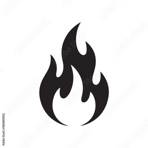 Obraz Fire flame line art (2).eps