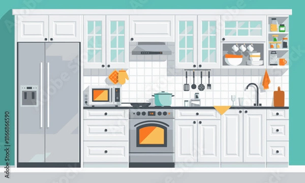 Obraz modern kitchen interior