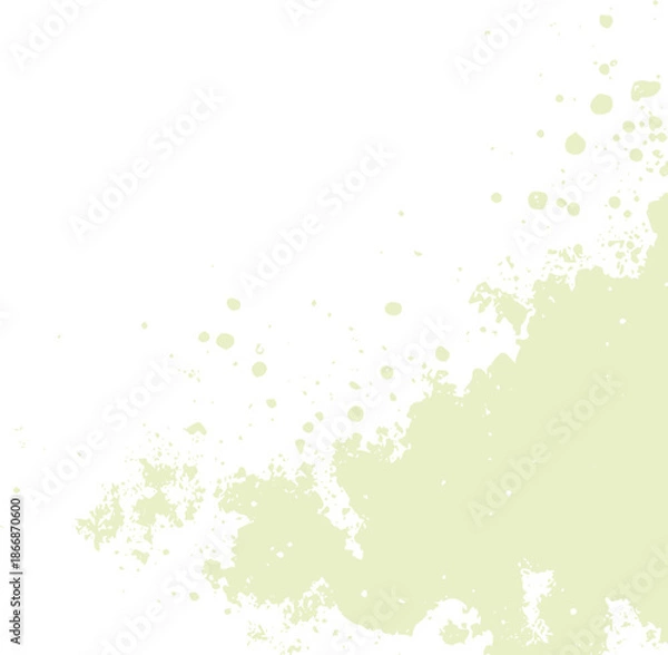 Obraz Soft Green Paint Splatter Background
