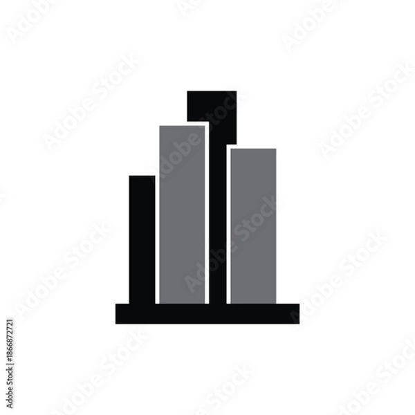Obraz building  logo icon illustration flat