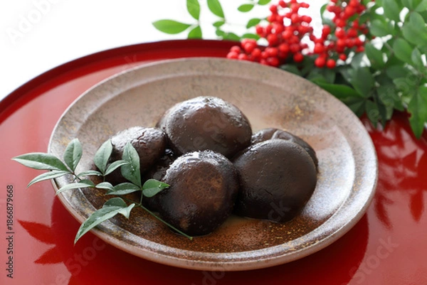 Obraz どんこ干し椎茸の含め煮