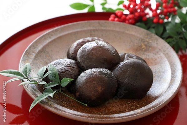 Obraz どんこ干し椎茸の含め煮