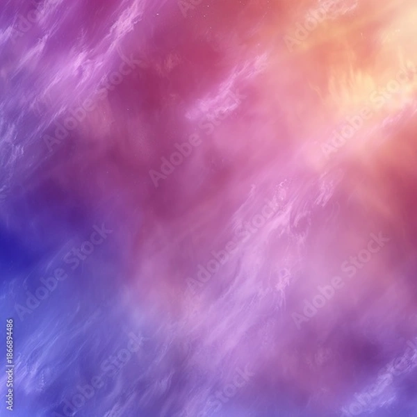 Obraz Vibrant Gradient Sky with Soft Clouds