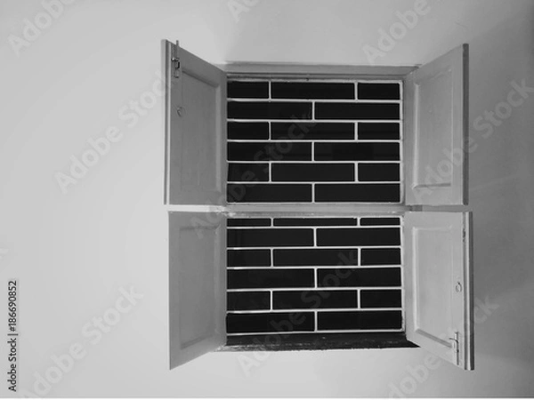 Obraz window message world