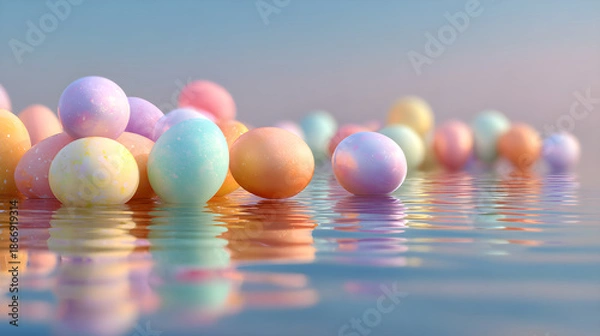 Obraz colorful easter eggs