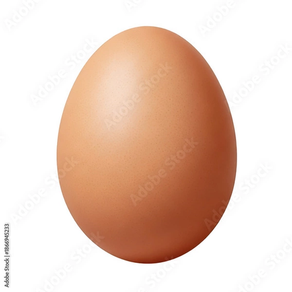 Fototapeta Single brown egg
