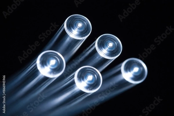 Fototapeta Fiber Optic Cable Macro