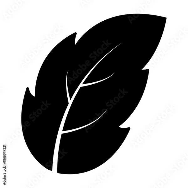 Fototapeta Vector graphic icon for Leafage