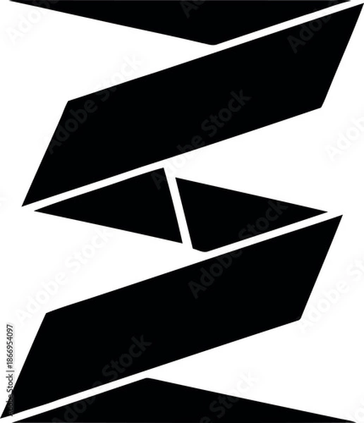 Obraz black and white arrow